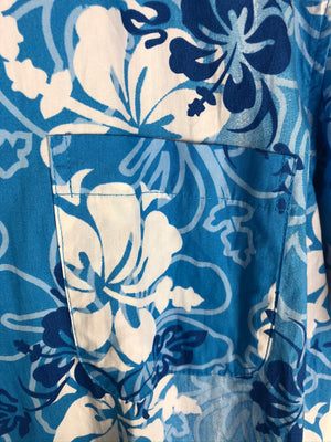 Vintage Blumen Hemd (M)