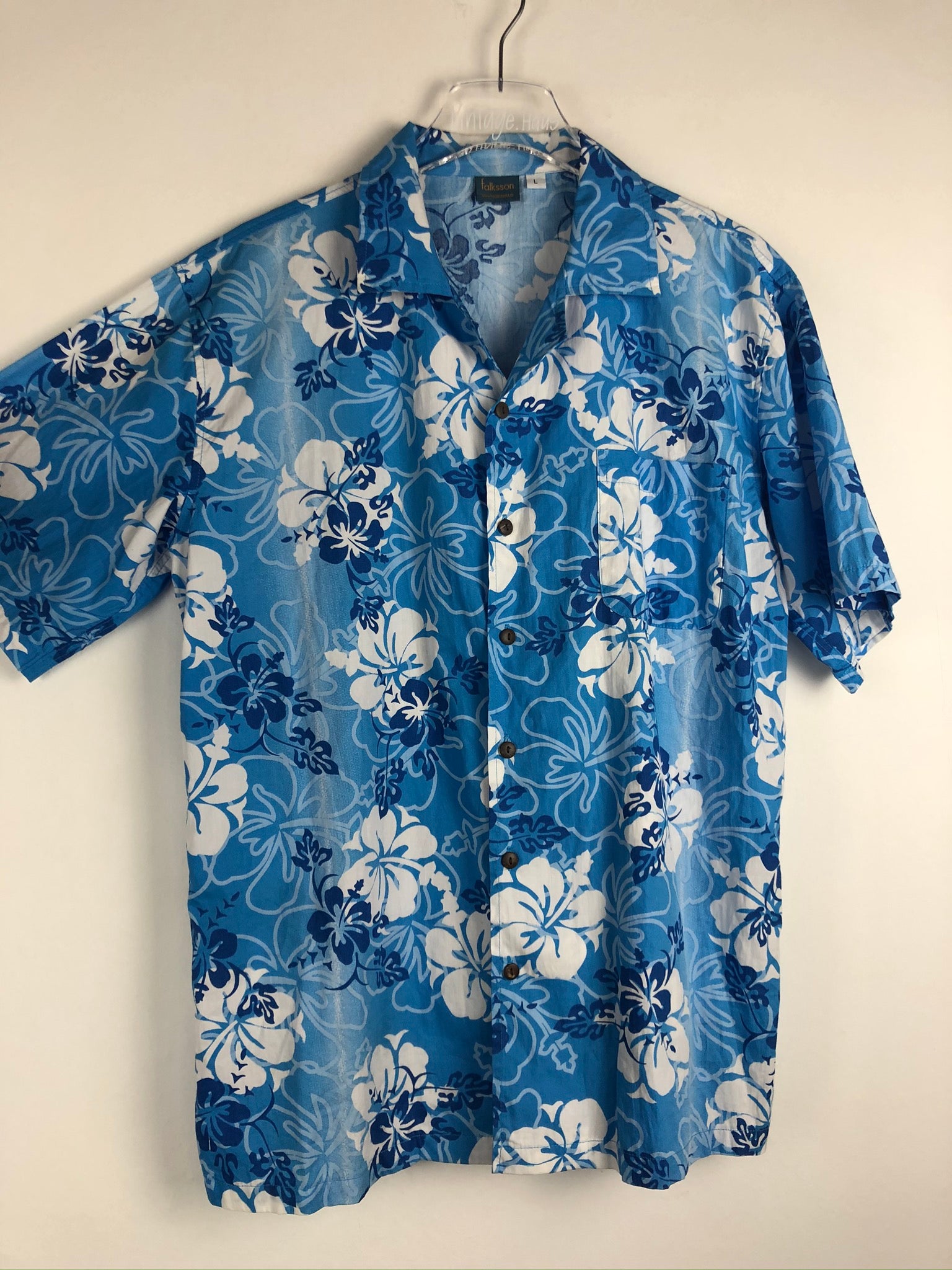 Vintage Blumen Hemd (M)
