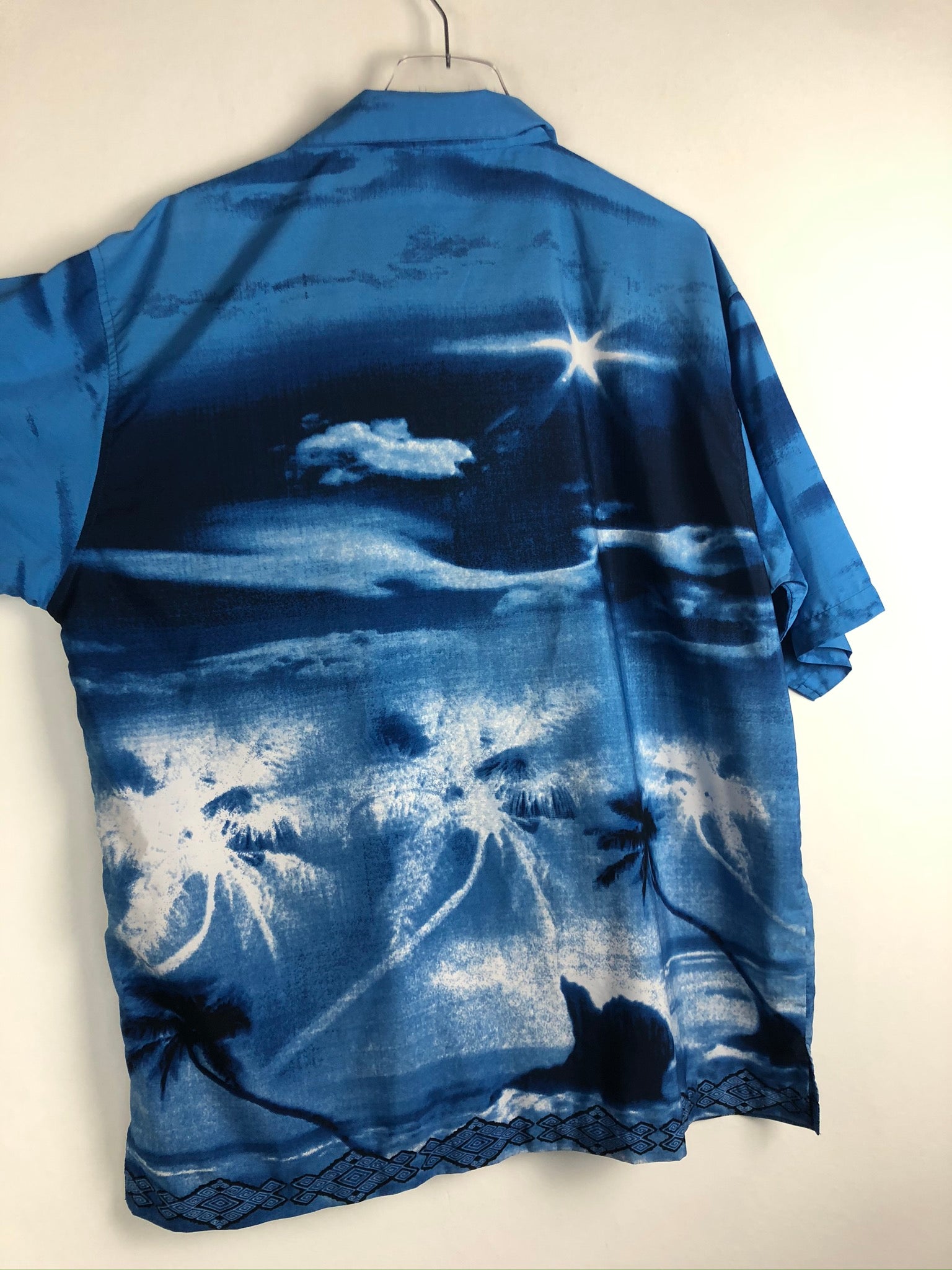 Vintage Crazy Pattern Hemd (XL)