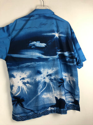 Vintage Crazy Pattern Hemd (XL)