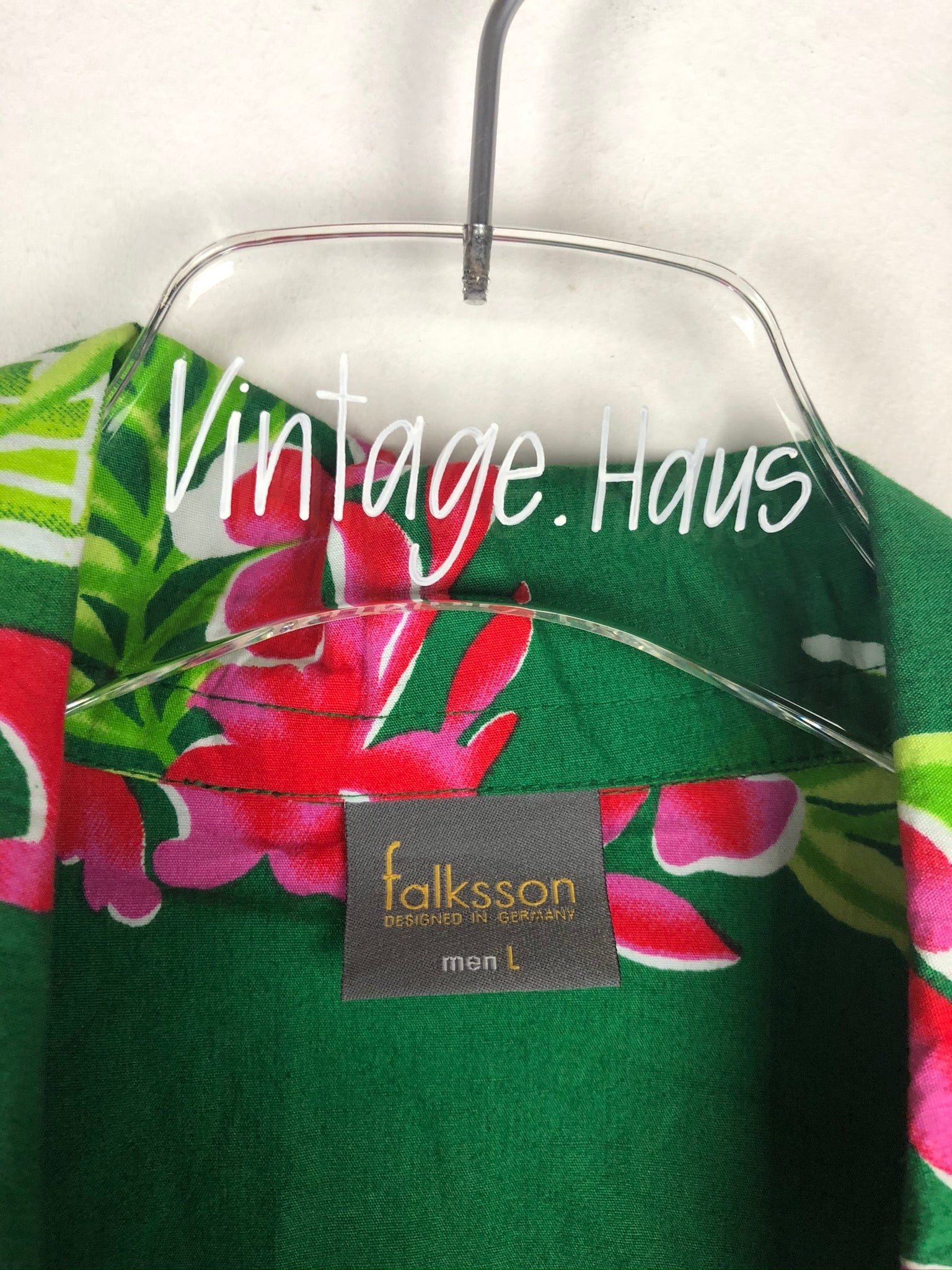 Vintage Blumen Hemd (L)
