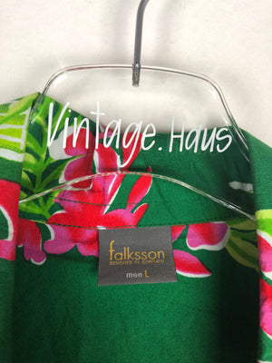 Vintage Blumen Hemd (L)