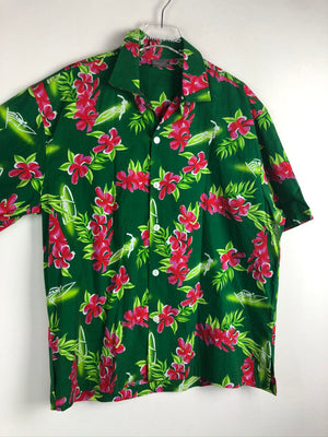 Vintage Blumen Hemd (L)