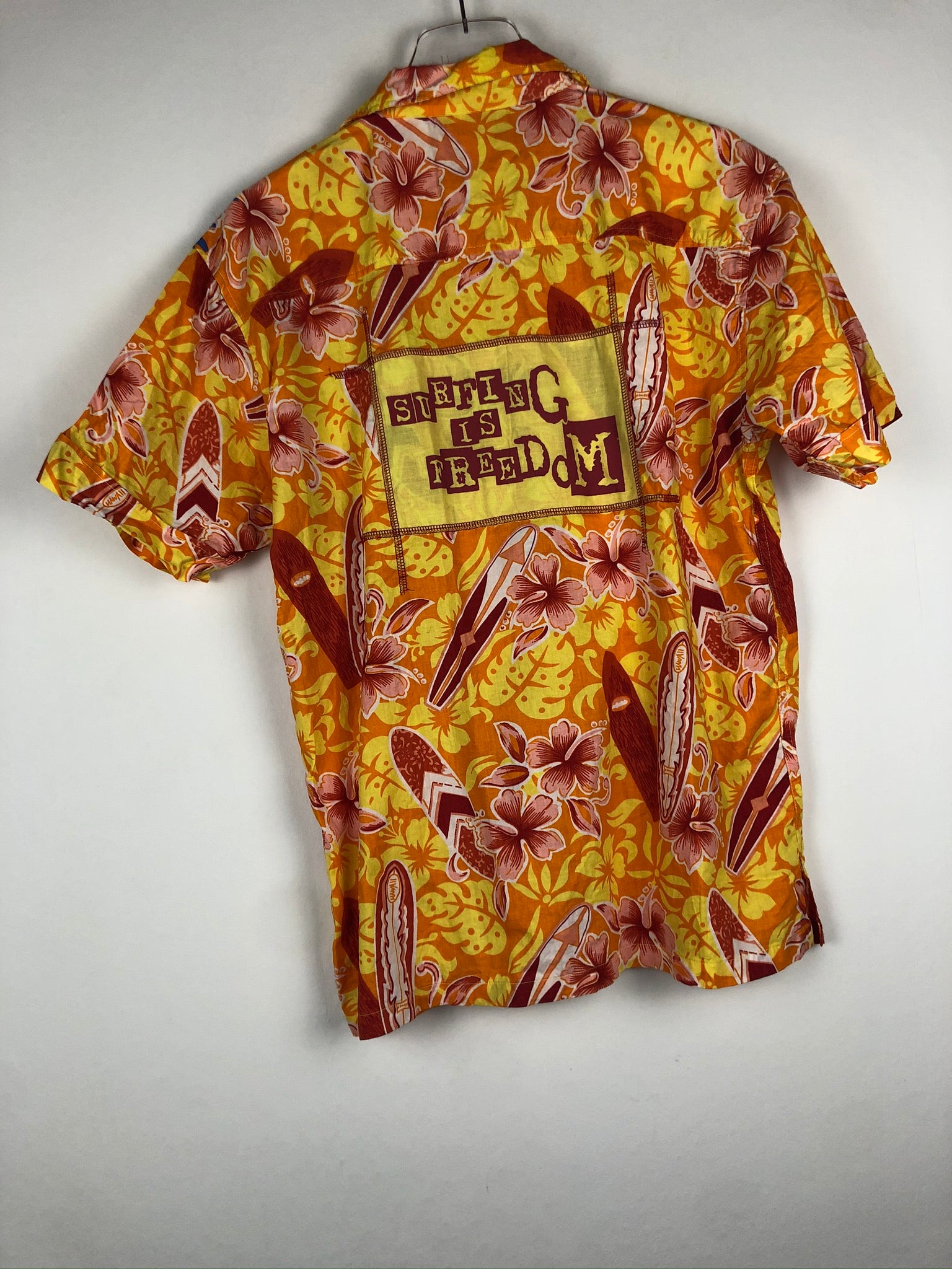 Vintage Crazy Pattern Hemd (M)