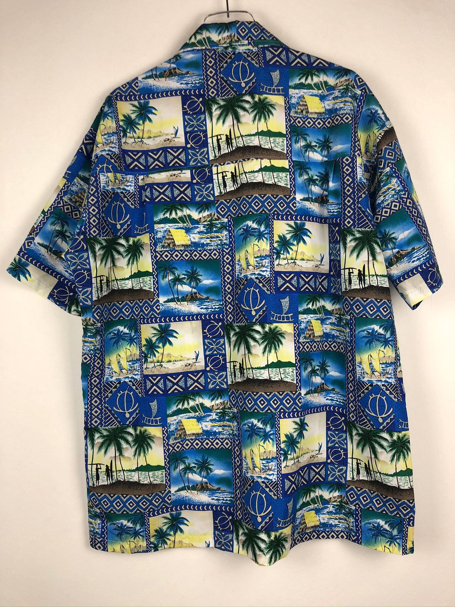 Vintage Crazy Pattern Hemd (XL)