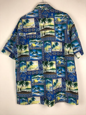 Vintage Crazy Pattern Hemd (XL)