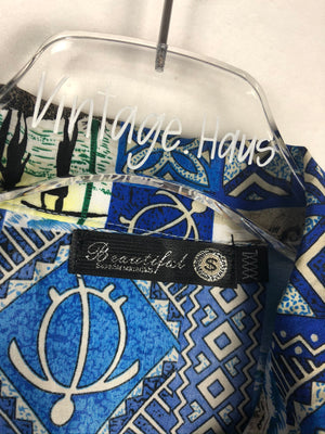 Vintage Crazy Pattern Hemd (XL)