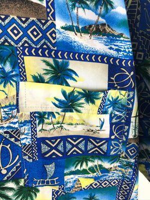 Vintage Crazy Pattern Hemd (XL)