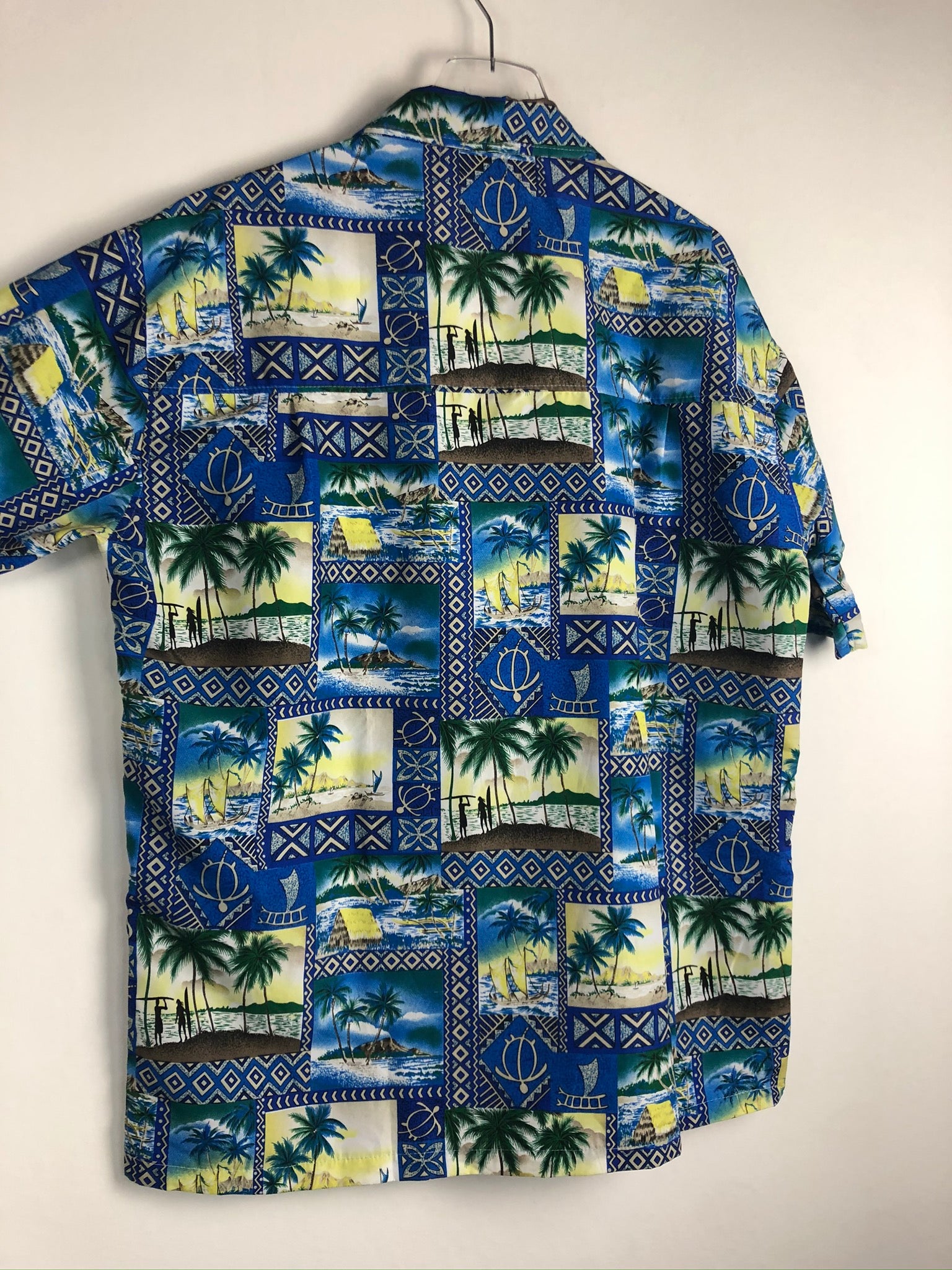 Vintage Crazy Pattern Hemd (XL)
