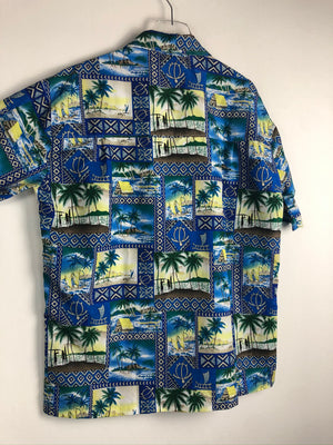 Vintage Crazy Pattern Hemd (XL)