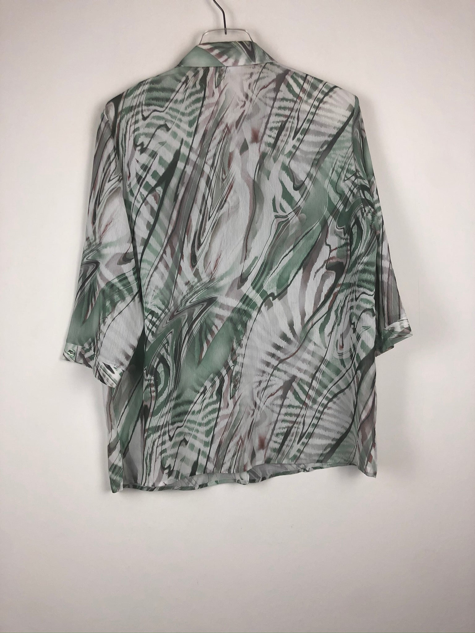 Vintage Crazy Pattern Hemd (M-L)