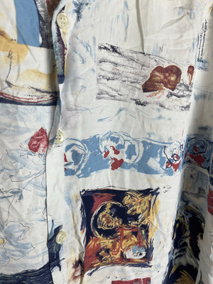 Vintage Crazy Pattern Hemd (M)