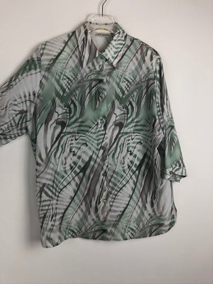 Vintage Crazy Pattern Hemd (M-L)