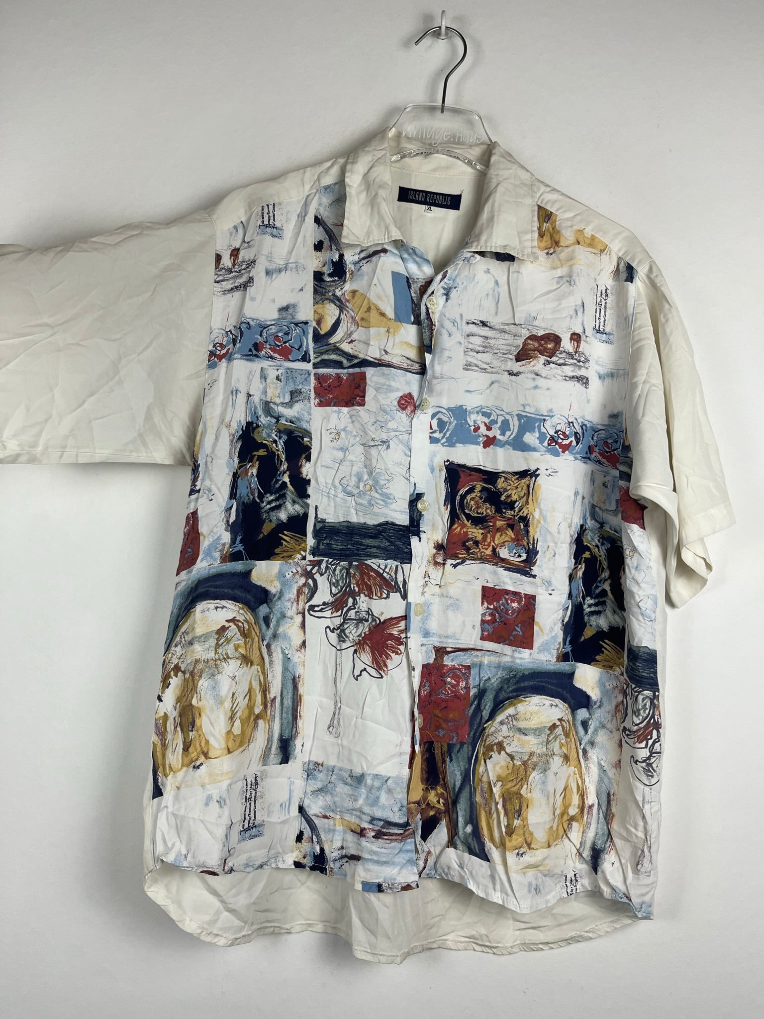 Vintage Crazy Pattern Hemd (M)