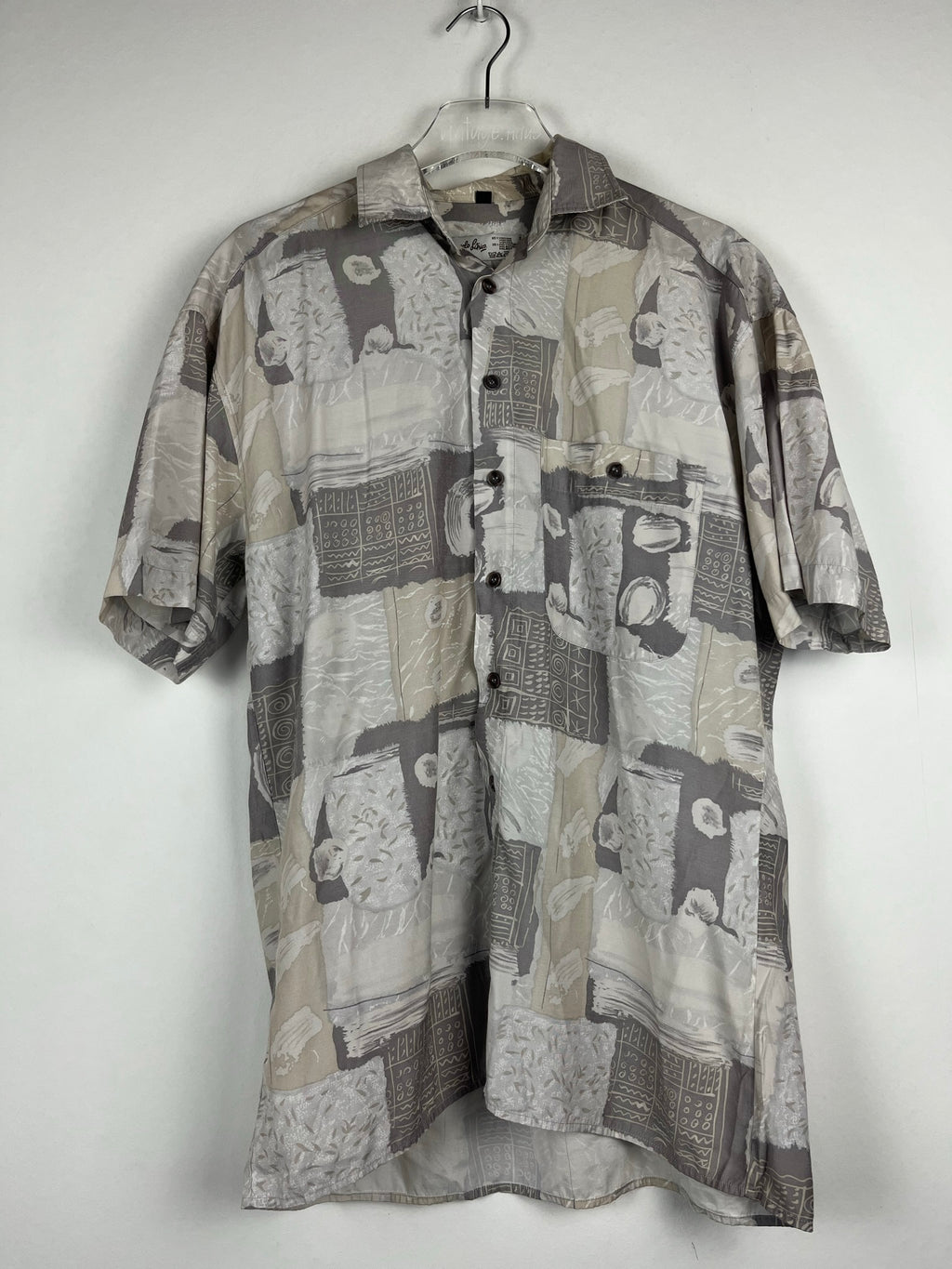 Vintage Crazy Pattern Hemd (S)