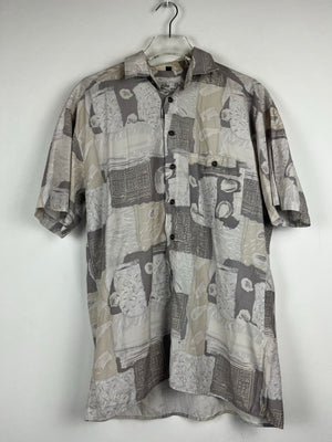 Vintage Crazy Pattern Hemd (S)