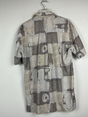 Vintage Crazy Pattern Hemd (S)
