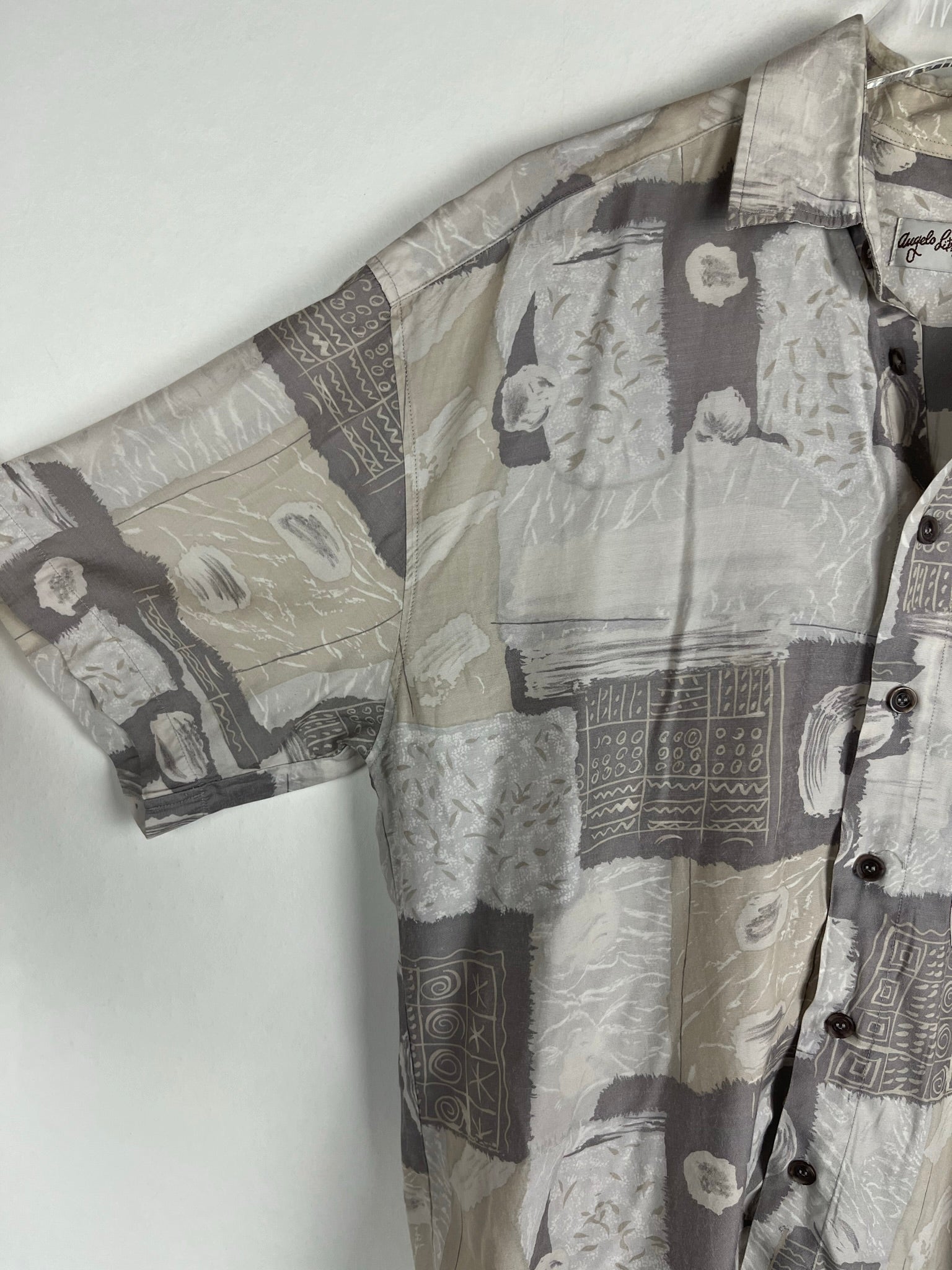 Vintage Crazy Pattern Hemd (S)