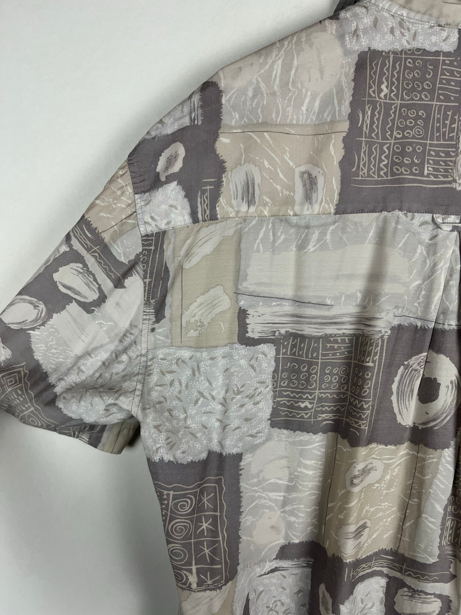 Vintage Crazy Pattern Hemd (S)