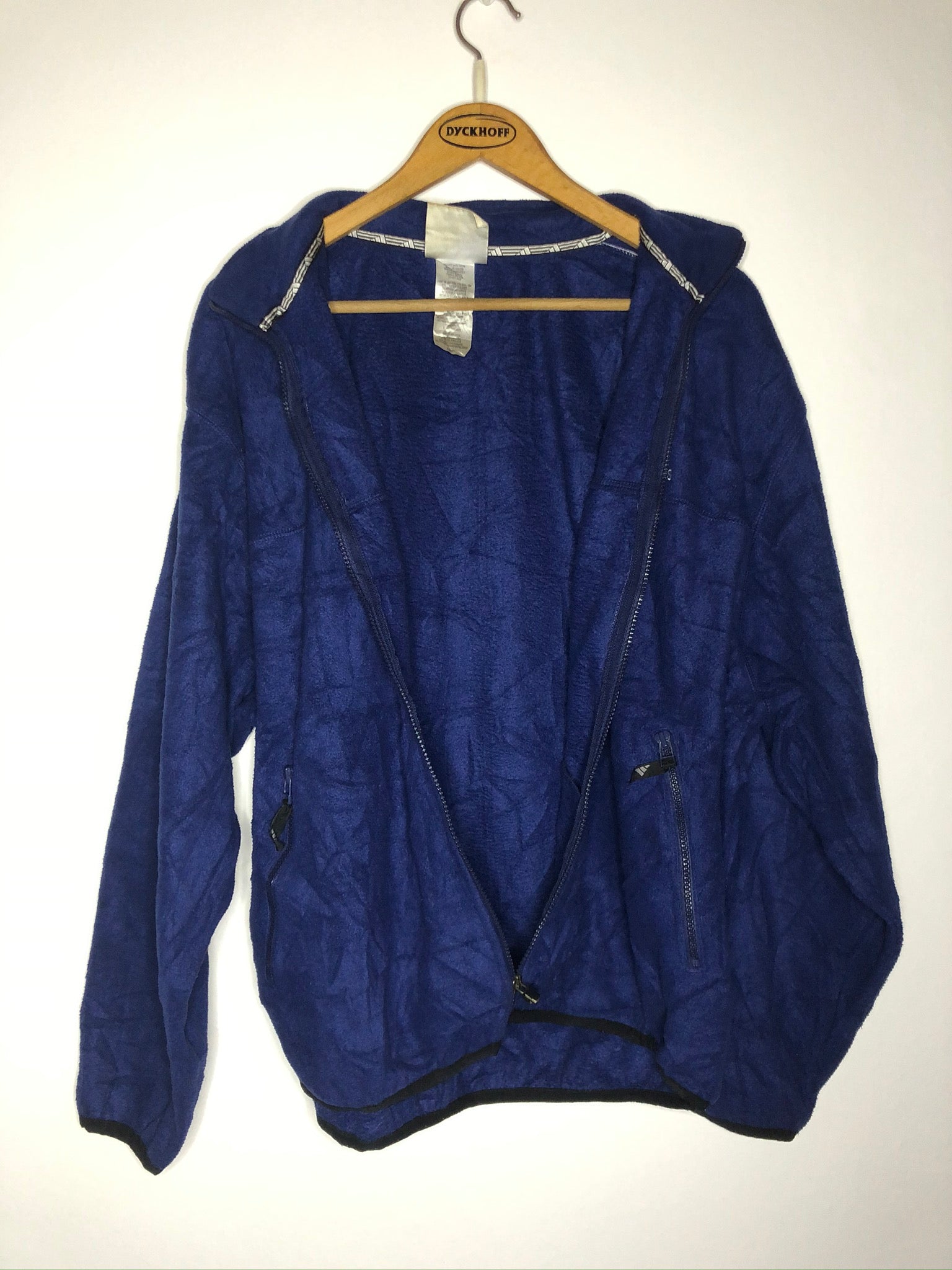 Vintage Adidas Fleece Sweatshirtjacke (L)