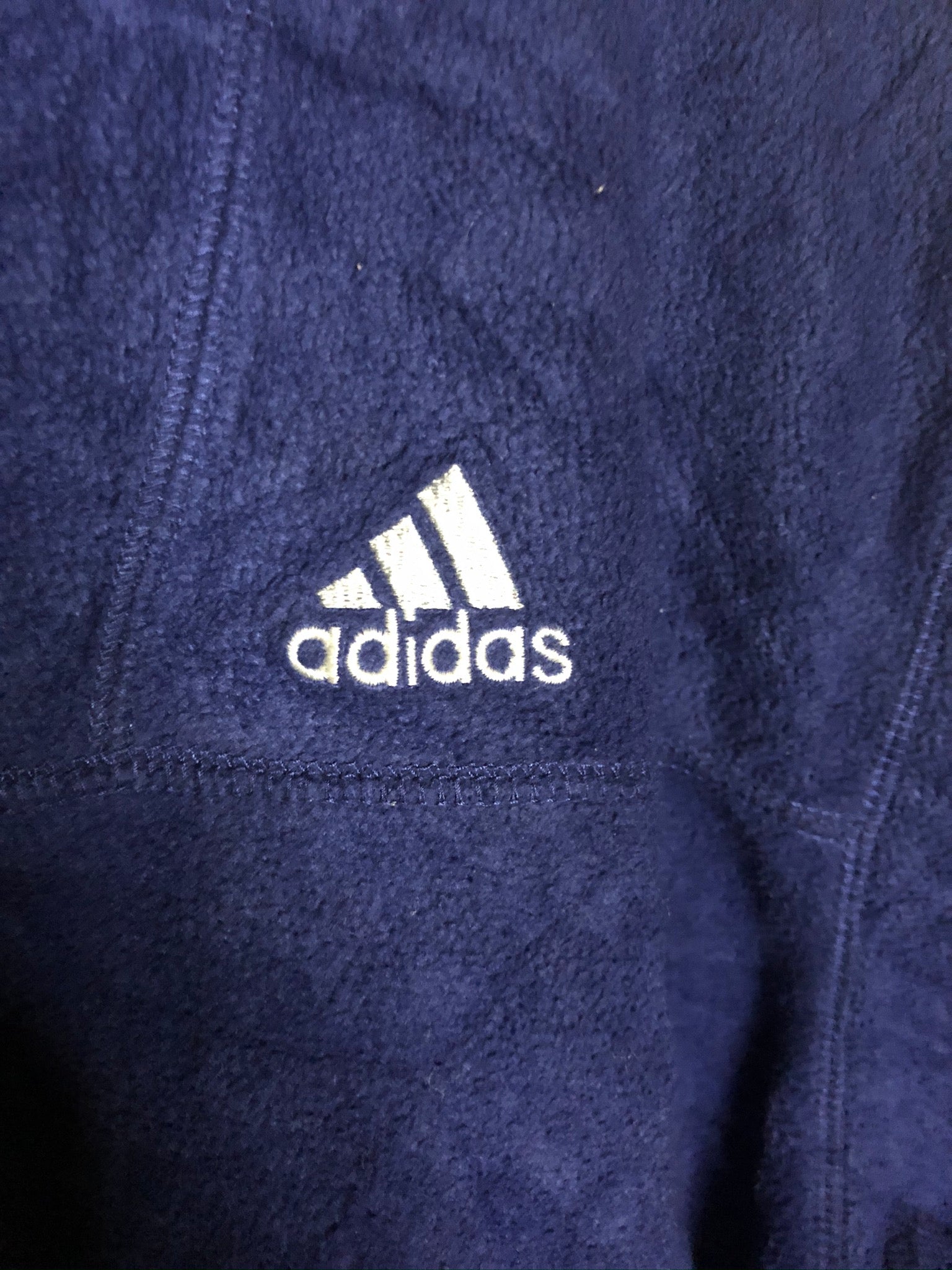 Vintage Adidas Fleece Sweatshirtjacke (L)
