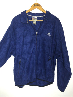 Vintage Adidas Fleece Sweatshirtjacke (L)