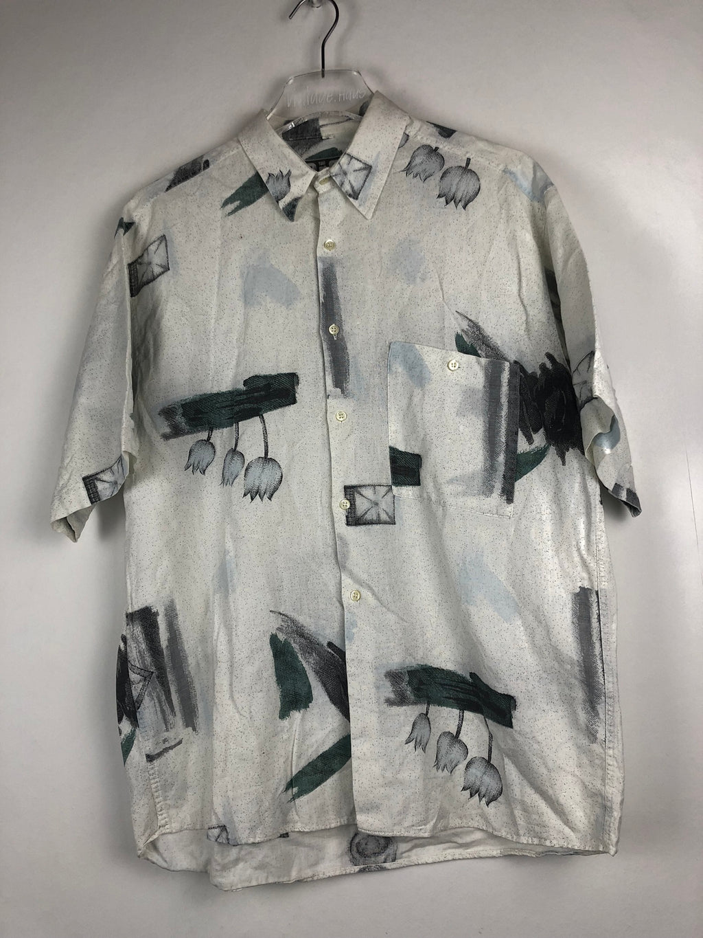 Vintage Crazy Pattern Hemd (S)