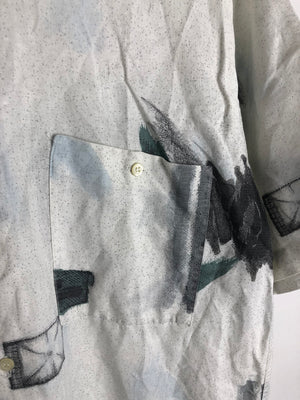 Vintage Crazy Pattern Hemd (S)