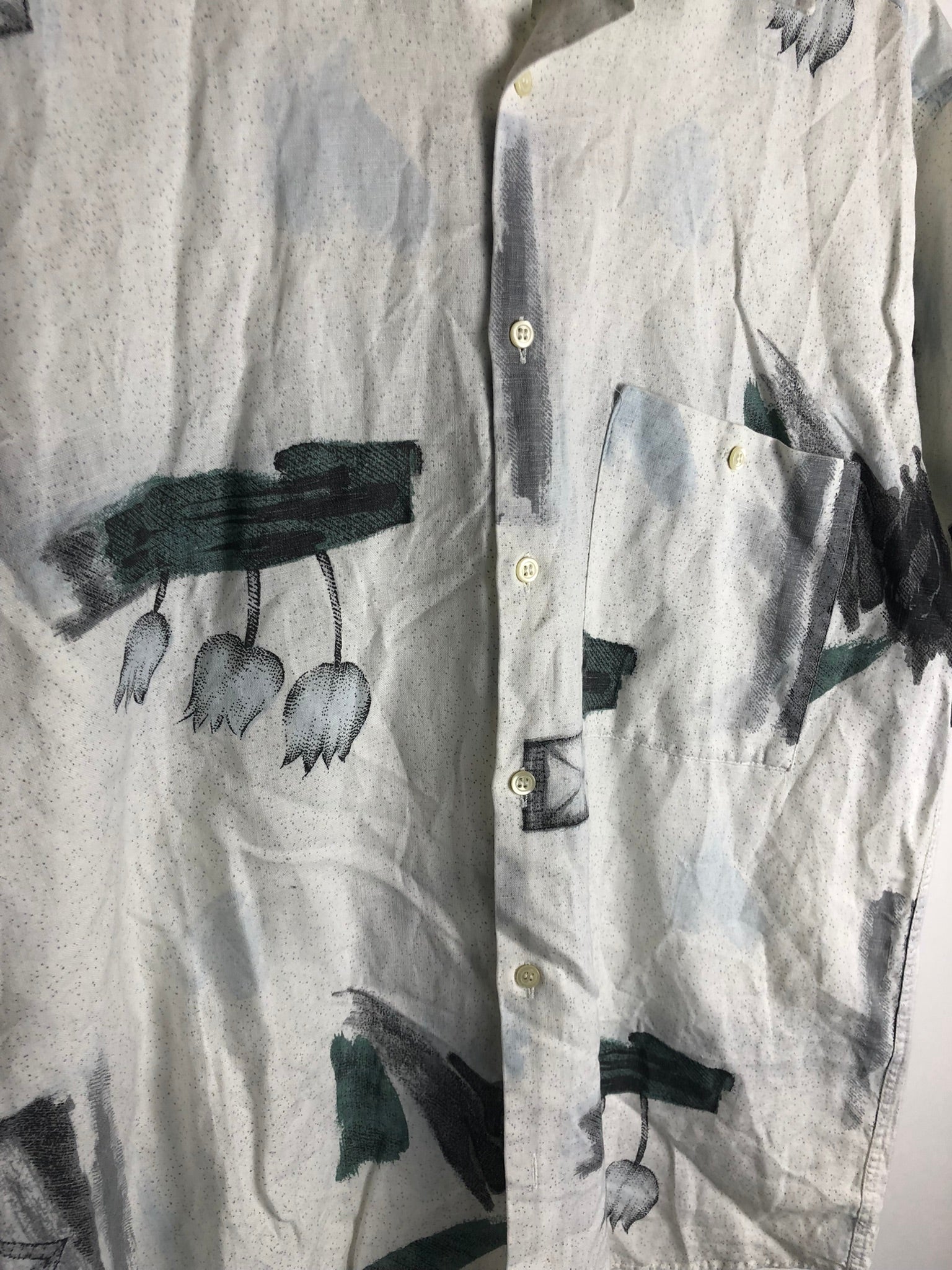 Vintage Crazy Pattern Hemd (S)