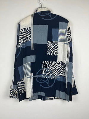 Vintage Crazy Pattern Hemd (S)
