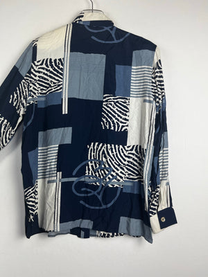 Vintage Crazy Pattern Hemd (S)