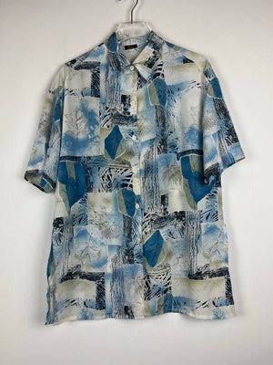 Vintage Crazy Pattern Hemd (L-XL)