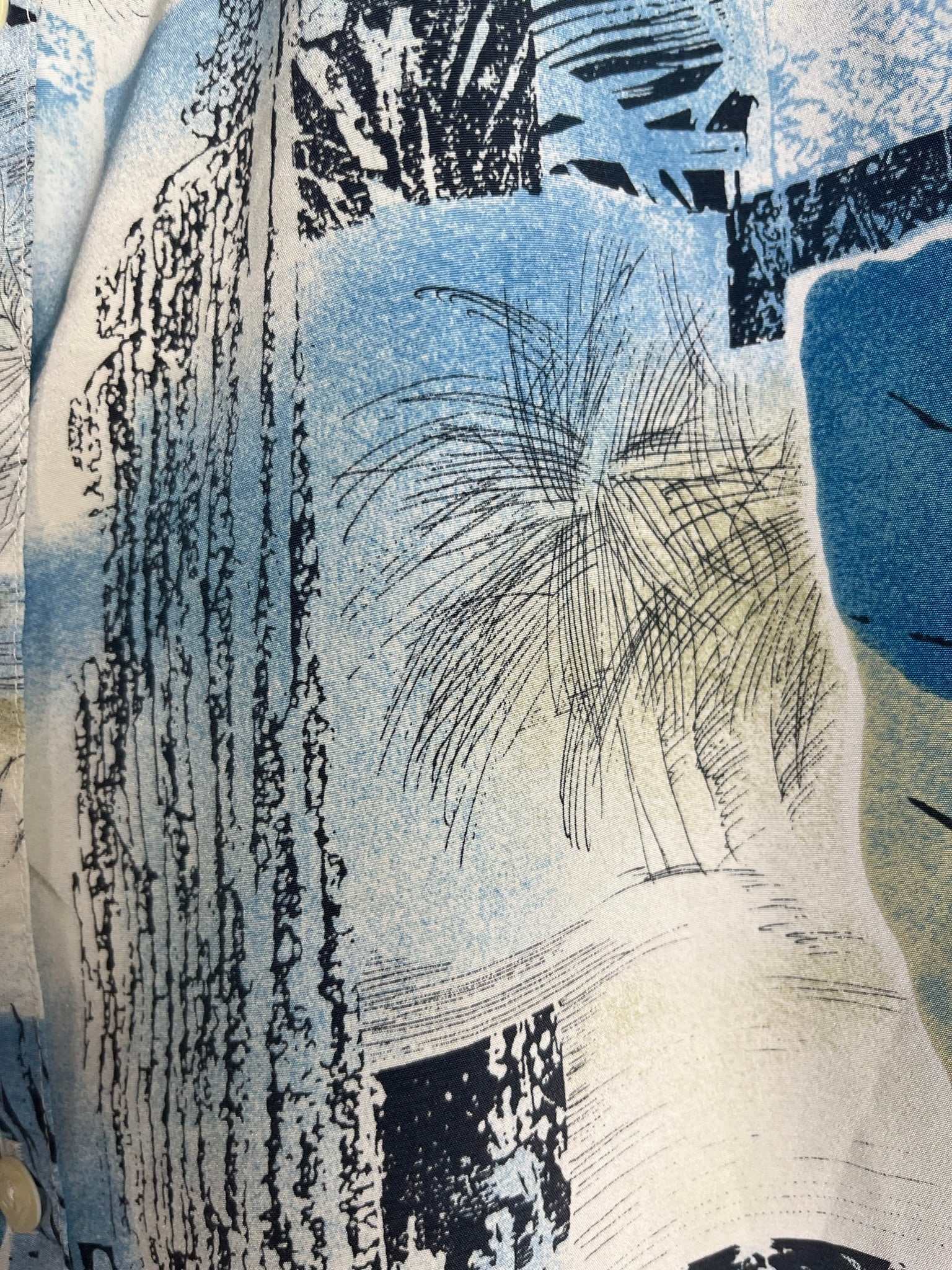 Vintage Crazy Pattern Hemd (L-XL)