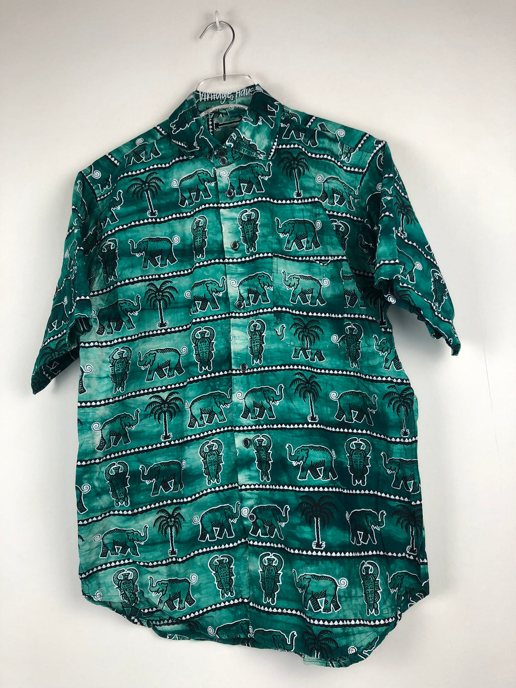Vintage Crazy Pattern Hemd (S)