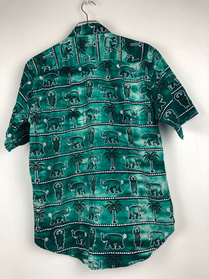 Vintage Crazy Pattern Hemd (S)