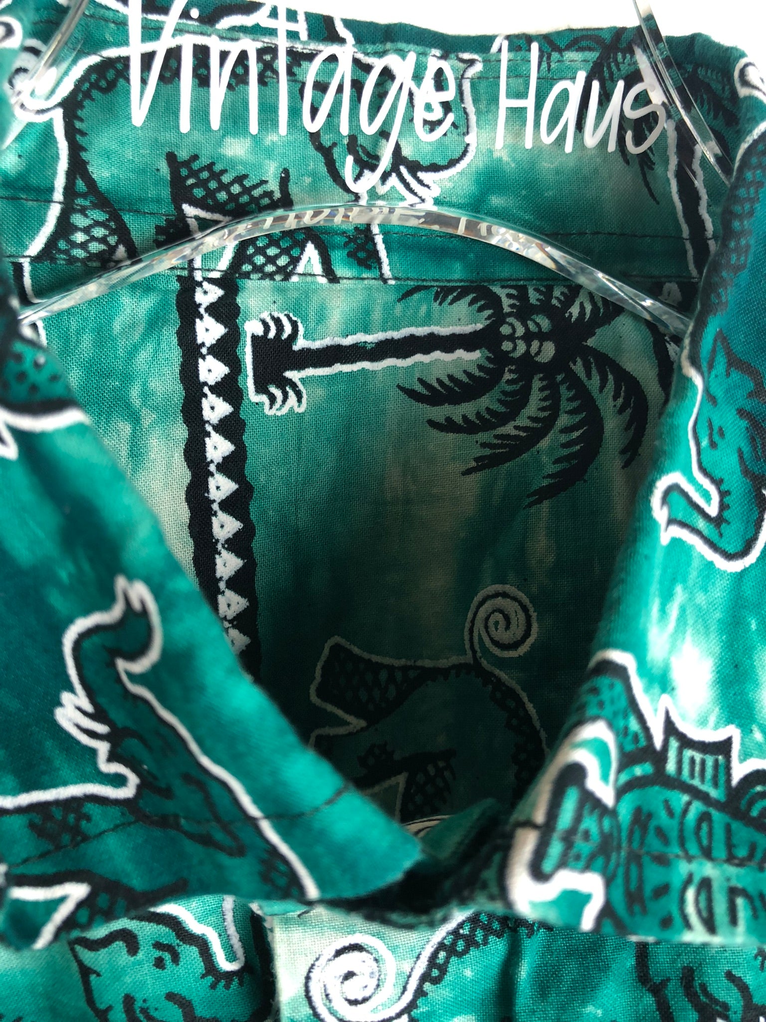 Vintage Crazy Pattern Hemd (S)