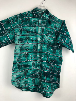 Vintage Crazy Pattern Hemd (S)