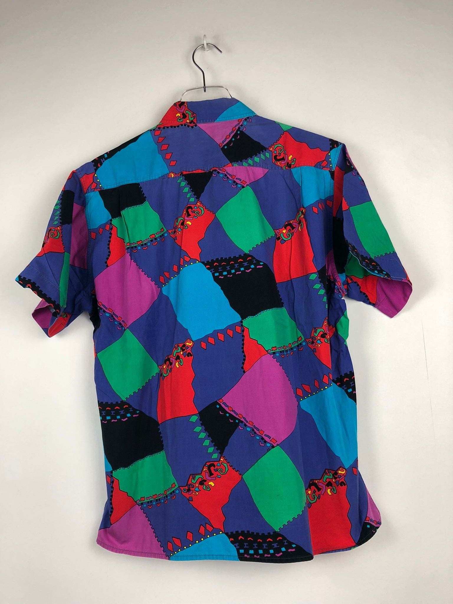 Vintage Crazy Pattern Hemd (S)
