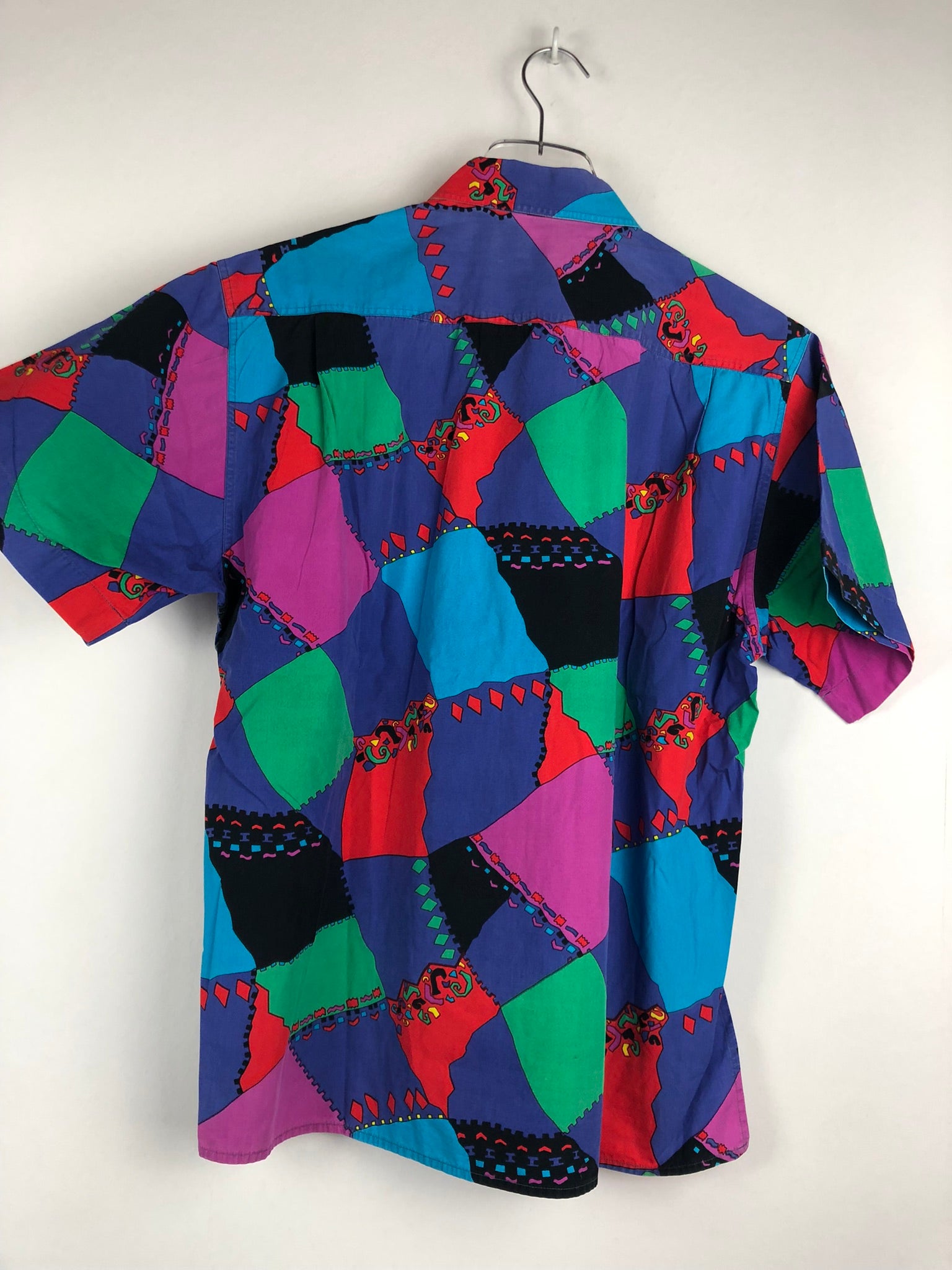 Vintage Crazy Pattern Hemd (S)