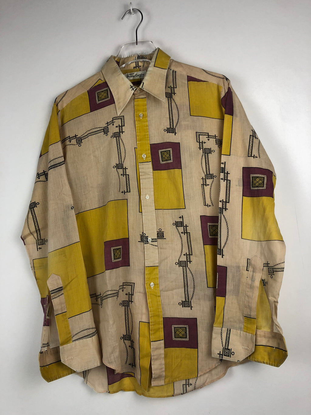 Vintage Crazy Pattern Hemd (S)