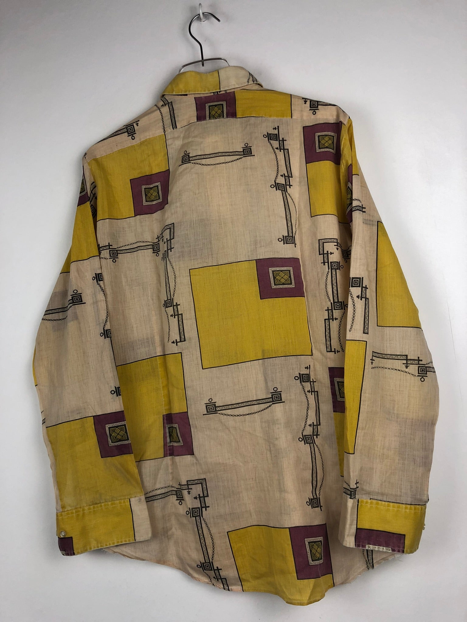 Vintage Crazy Pattern Hemd (S)