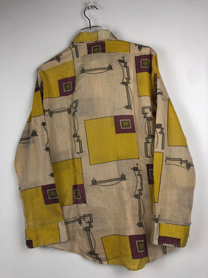 Vintage Crazy Pattern Hemd (S)
