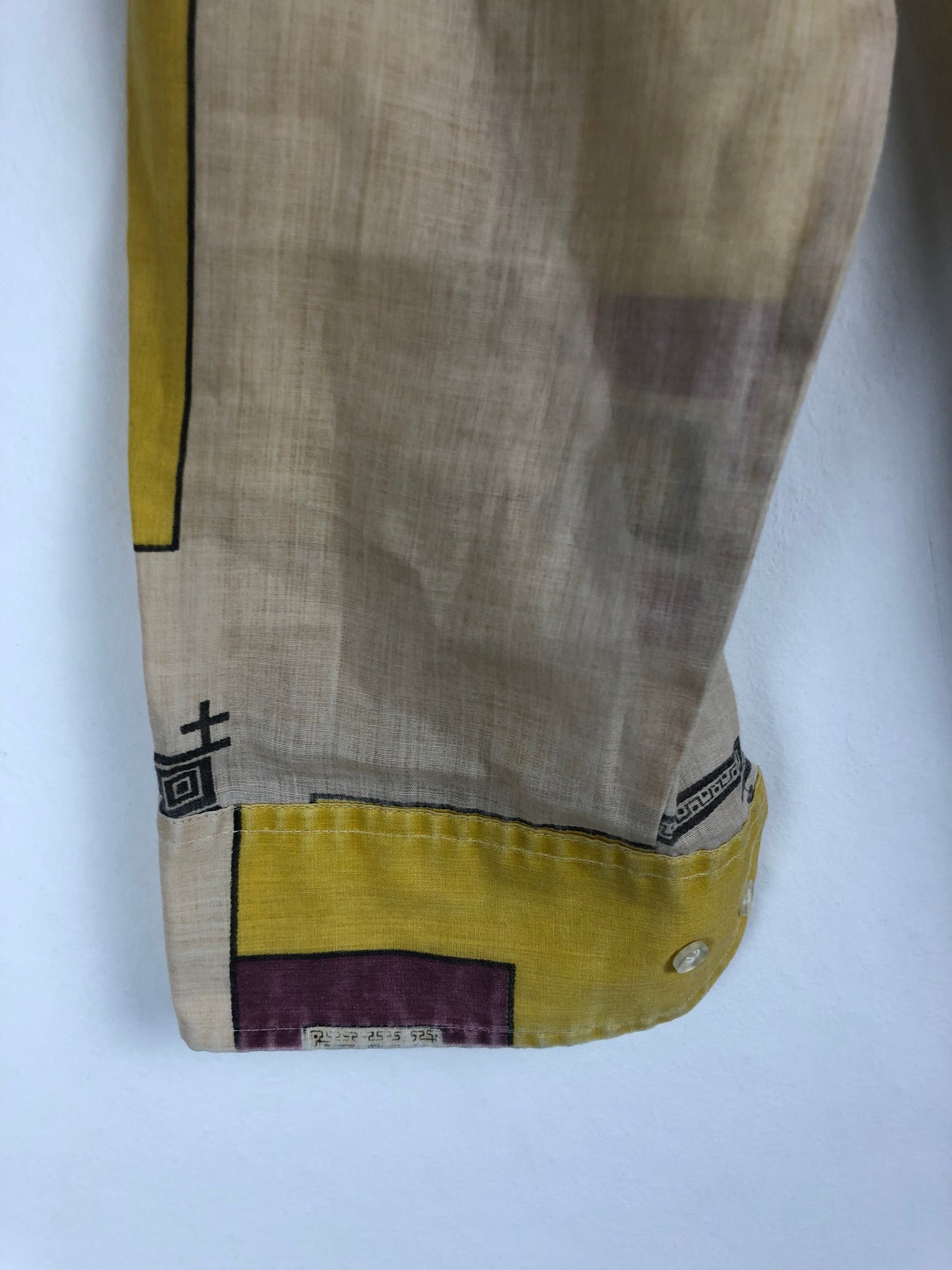Vintage Crazy Pattern Hemd (S)